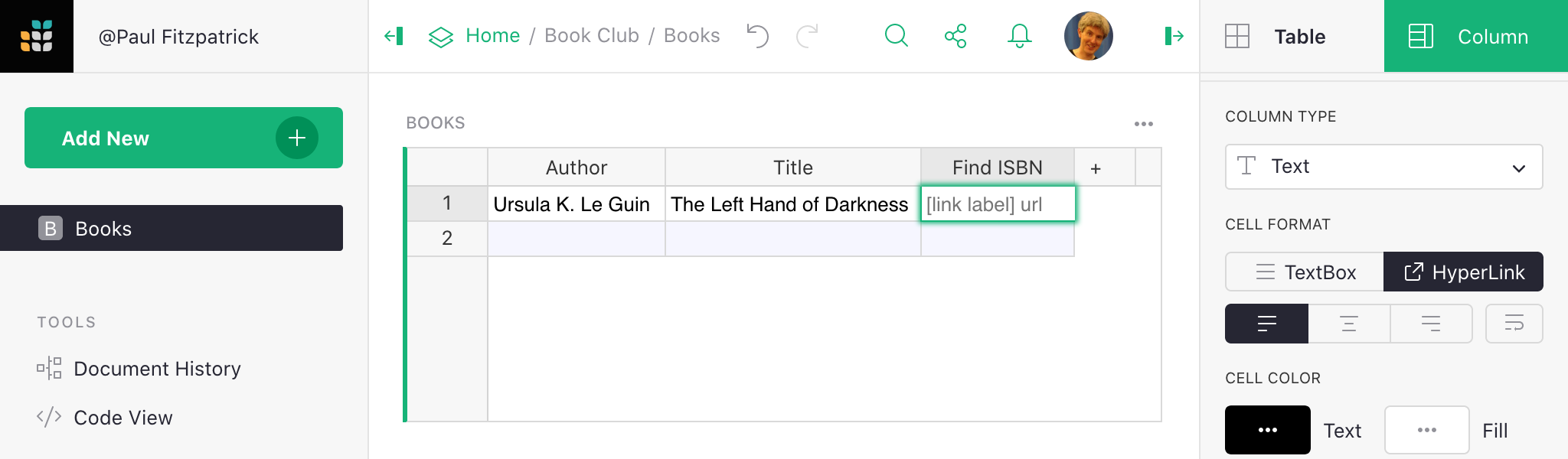Créer un chercheur d'ISBN