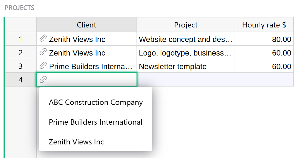 Select dropdown values