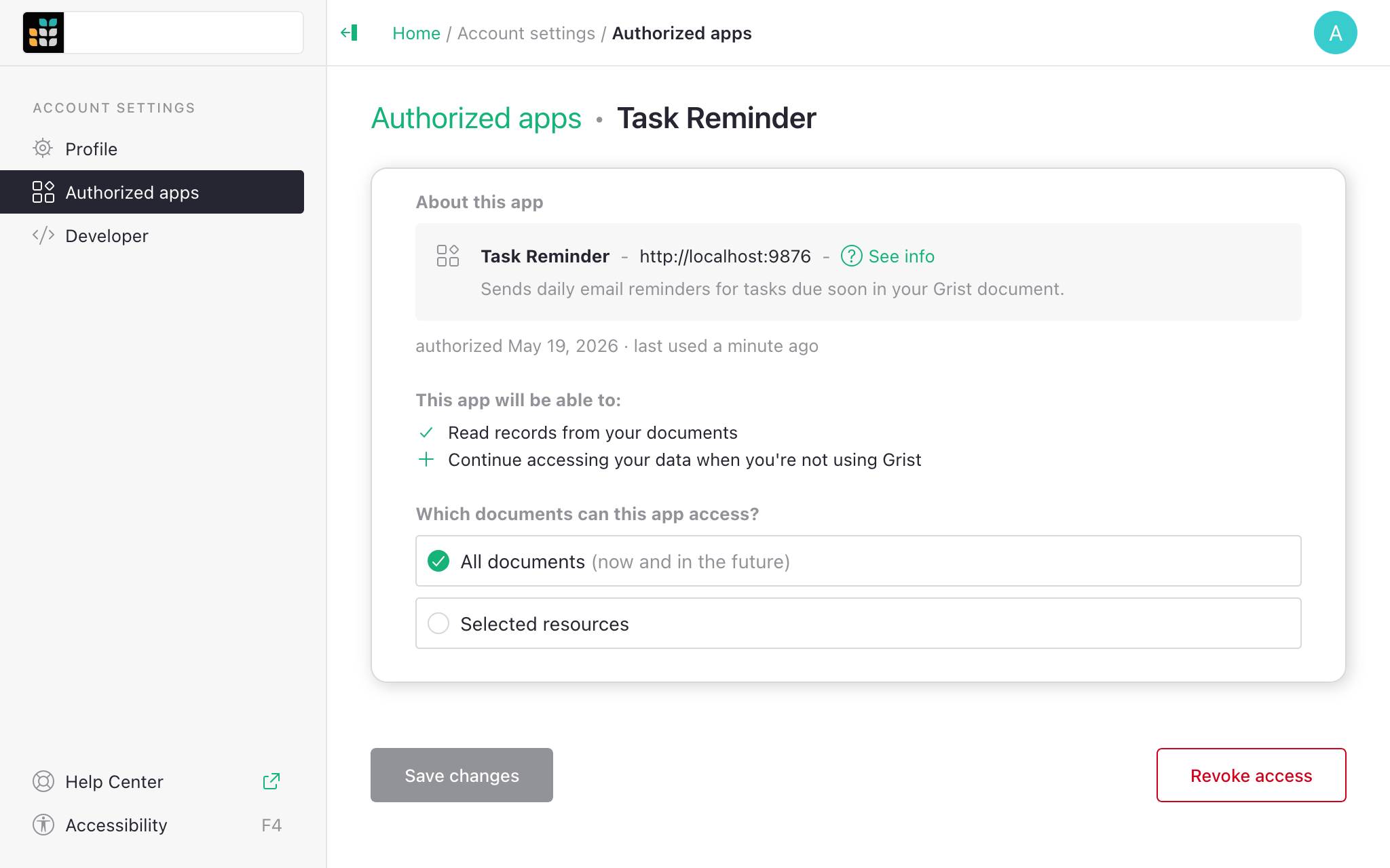 Authorized app management